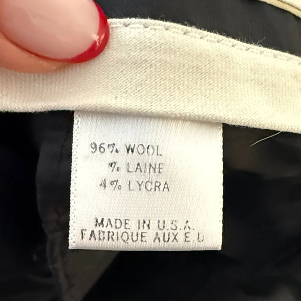 Theory classic straight pant in Good Wool - Picture 4 of 5